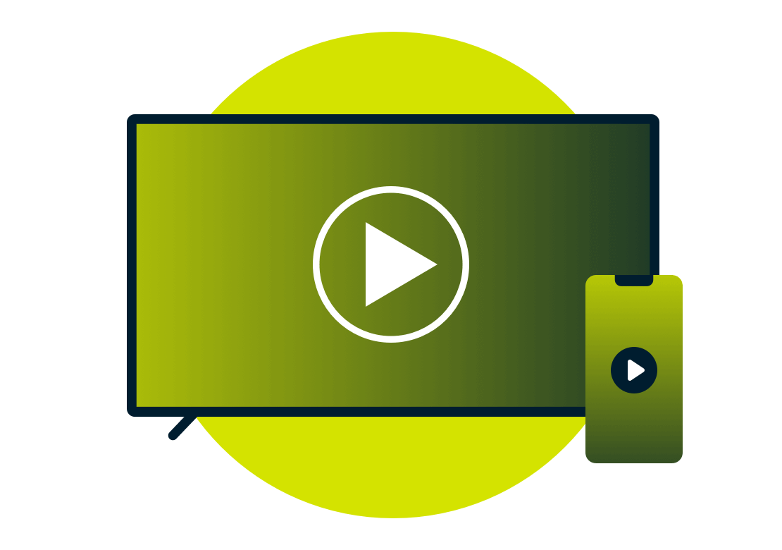 Логотип Sky Go на экране телевизора.